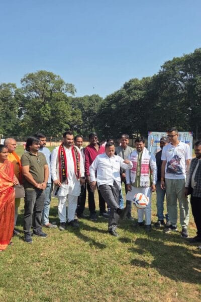 सांसद खेल महोत्सव के तहत फुटबॉल महासंगम का शुभारंभ