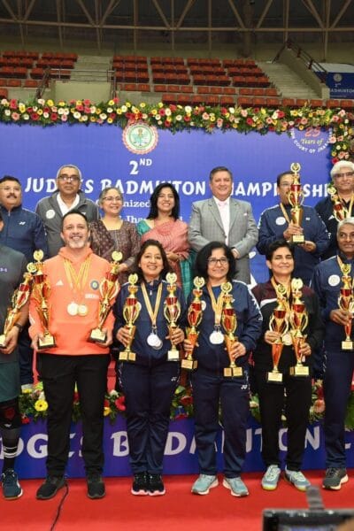 2nd All India Judges Badminton Championship का समापन, ये विजेता