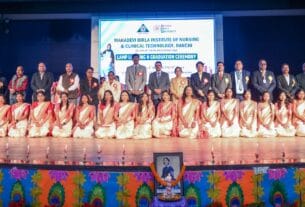 सरला बिरला विश्वविद्यालय में लैंपलाइटिंग कार्यक्रम का आयोजन