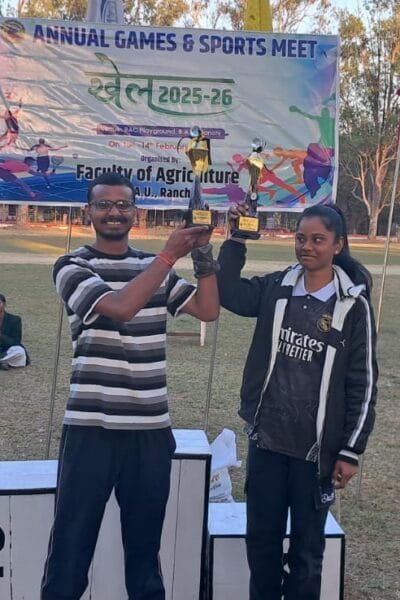 बीएयू के कृषि संकाय में दो दिवसीय खेलकूद प्रतियोगिता संपन्‍न