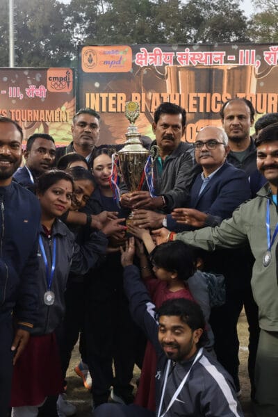 क्षेत्रीय संस्थान-5 को मिला टीम चैम्पियनशिप का खिताब