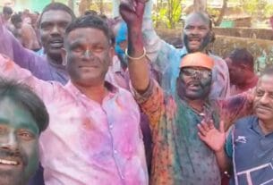 पिठोरिया थाना क्षेत्र में शांतिपूर्ण ढंग से मनी रंगों की होली, देखें वीडियो