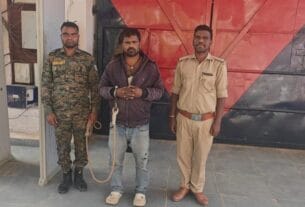 वन विभाग की कार्रवाई, छुपाकर रखी लकड़ी के साथ एक तस्कर गिरफ्तार