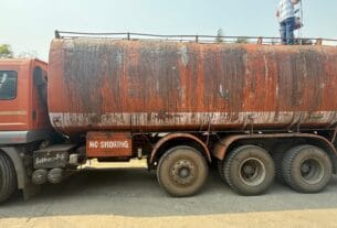 उत्‍पाद विभाग ने 24 हजार लीटर कच्चा स्प्रिट से भरा टैंकर किया जब्त