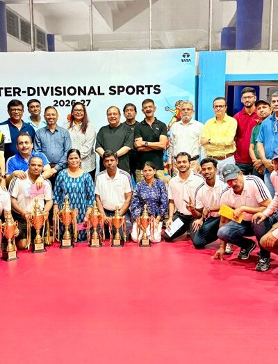 टाटा स्टील इंटर-डिवीजनल टेबल टेनिस टूर्नामेंट का समापन, ये रहे विजेता