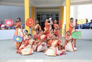 सरला बिरला पब्लिक स्कूल में अंबेडकर जयंती और कृषि पर्वों पर विशेष सभा