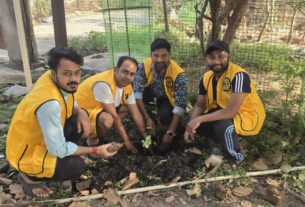 लियो क्लब ने पौधे लगाकर दिया हरित भविष्य का संदेश