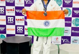 अंतर्राष्ट्रीय प्रतियोगिता में SBU के आयुष राज ने जीता रजत