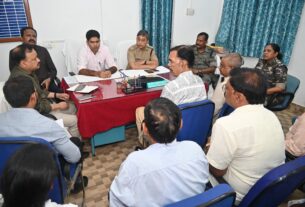 रथ यात्रा के आयोजन को लेकर उपायुक्त एवं पुलिस अधीक्षक ने की बैठक