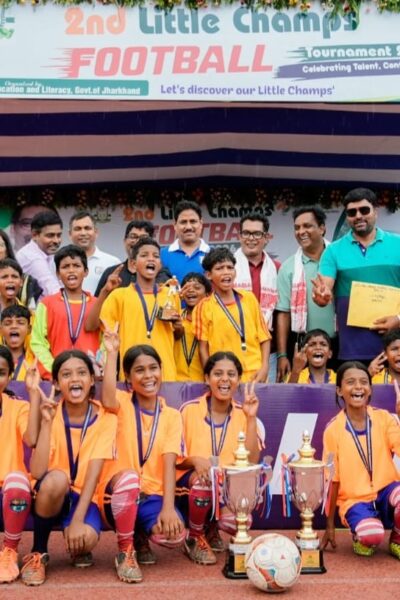राज्य स्तरीय द्वितीय लिटिल चैंप्स फुटबॉल प्रतियोगिता का विजेता गिरिडीह