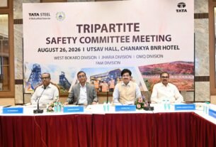 टाटा स्टील ने DGMS और यूनियन के साथ की त्रिपक्षीय सुरक्षा समिति की बैठक
