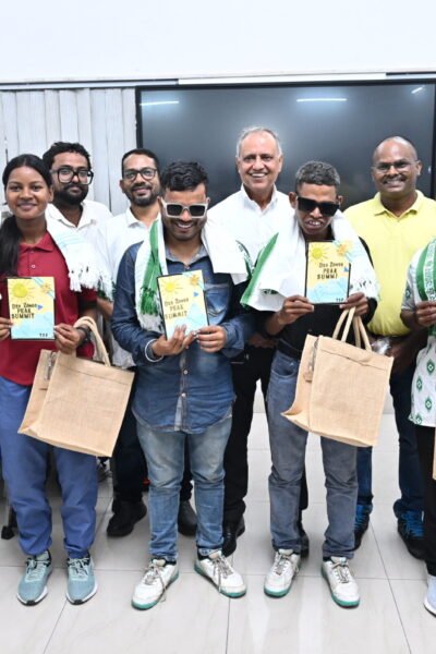 टाटा स्टील फाउंडेशन ने दृष्टिबाधित पर्वतारोहियों को किया सम्मानित