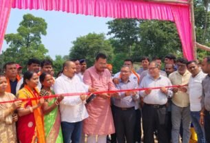 सीसीएल अरगड़ा क्षेत्र में सामुदायिक भवन का शिलान्यास
