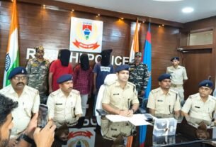 रांची में बड़ी आपराधिक वारदात को अंजाम देने से पहले दो पिस्टल के साथ तीन अपराधी गिरफ्तार