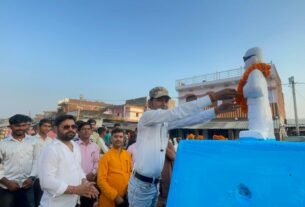 बिशुनपुरा में गांधी-शास्त्री जयंती पर गूंजा सत्य-अहिंसा का संदेश