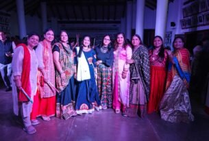 रोटरी क्लब ऑफ रांची के गरबा उत्सव में महिला सदस्यों ने बांधा समां