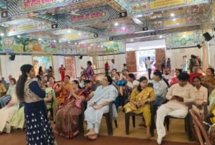 श्री कृष्ण प्रणामी मंदिर में श्रद्धा और उल्लास के साथ मना शरद पूर्णिमा महोत्सव
